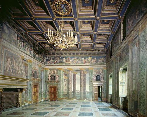 The 'Sala delle Prospettive' (Hall of Perspective) designed by Baldassarre Peruzzi (1481-1536) c.151 de 