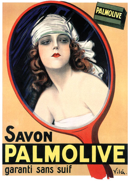 Advertisement for Palmolive soap by Emilio Vila de 