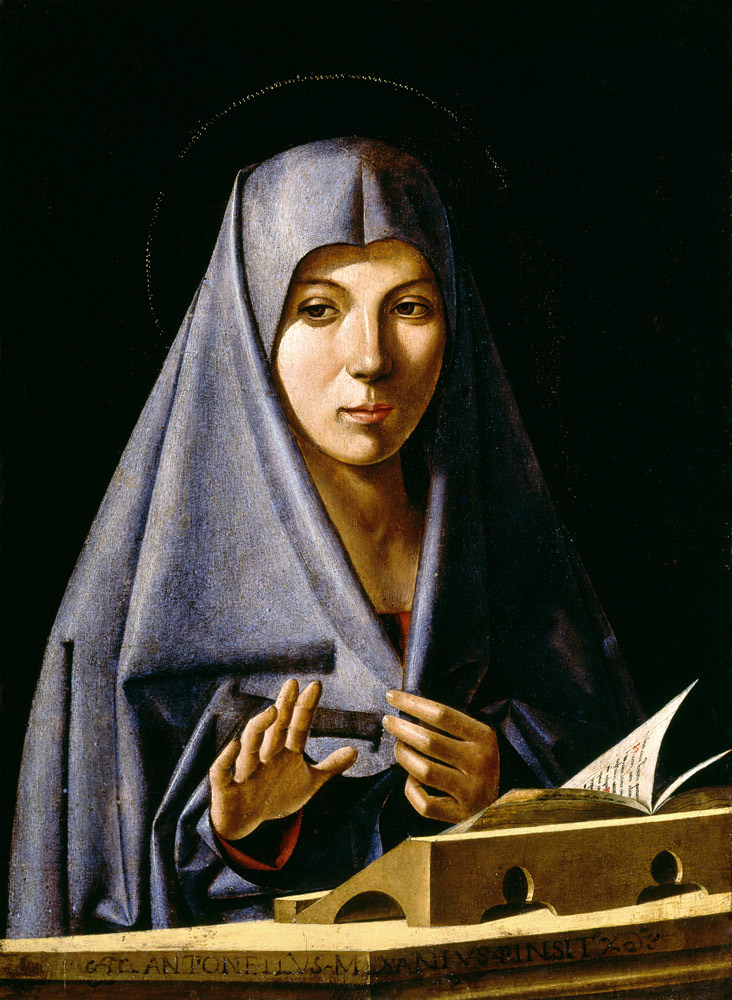 Antonello da Saliba,Mary of Annunciation de 