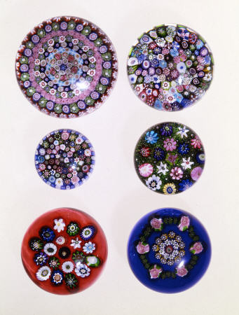 A Collection Of Clichy Millefiori Weights de 