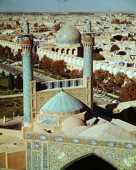 Aerial view of the Masjid-i-Shah, Safavid Dynasty de 