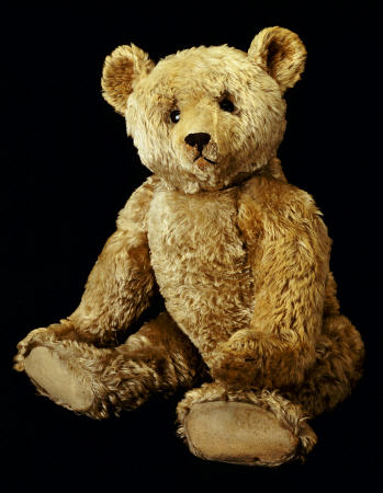 A Fine Steiff Pale Golden Plush Covered Teddy Bear With Large Deep Set Black Button Eyes, Circa 1910 de 