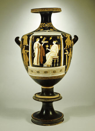 An Apulian Red-Figure Hydria And Stand, Attributed To The Underworld Painter de 