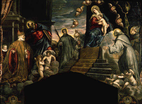 Andrea Grittin worshipping / Tintoretto de 
