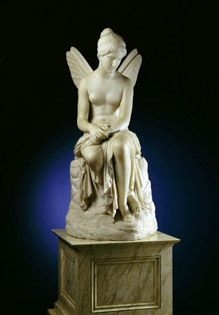 An Important Italian White Marble Figure Of Psyche Abandoned de 