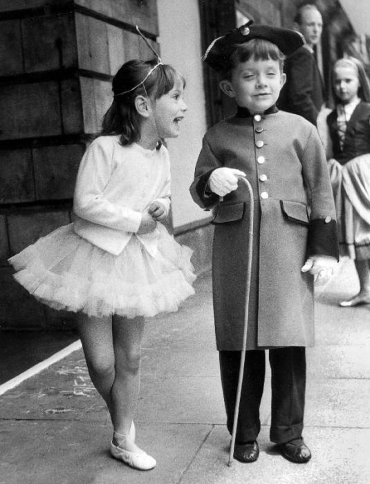 Anna and Anthony the children of Princess Lee Radziwill sister of JackieKennedy here before theatre  de 