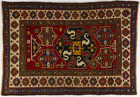 An Unusual Antique Chondzorek Kazak Rug de 