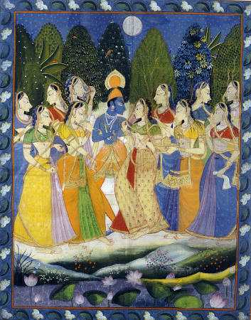 A Pichhavai Of Krishna As Shrinthji de 