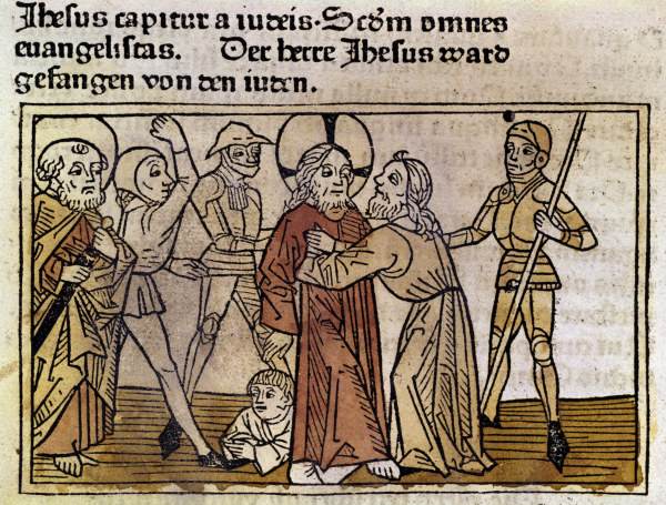 Arrest of Christ / Woodcut / 1473 de 