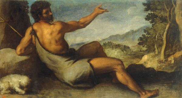 A.Schiavone / John the Baptist / Paint. de 