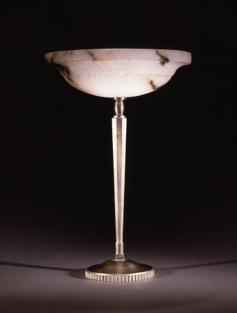 A Silvered Bronze Table Lamp Designed By Jacques-Emile Ruhlmann (1879-1933), Circa 1913 de 