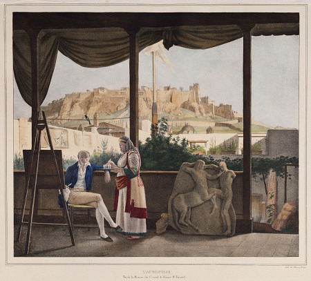 A View Of The Acropolis From The The French Consul, M de 