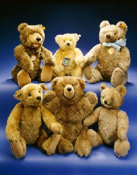 A Collection Of Steiff Teddy Bears