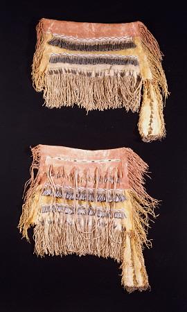 An Apache Beaded Hide Girl''s Puberty Skirt (Two Pieces)