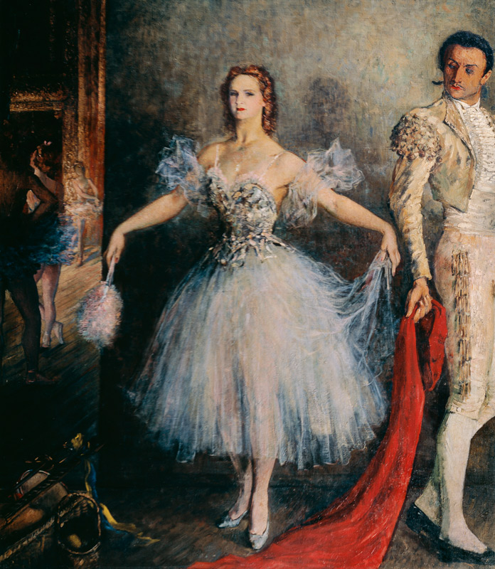Bildnis der Balletttänzerin E.Semenowa als Carmen de 