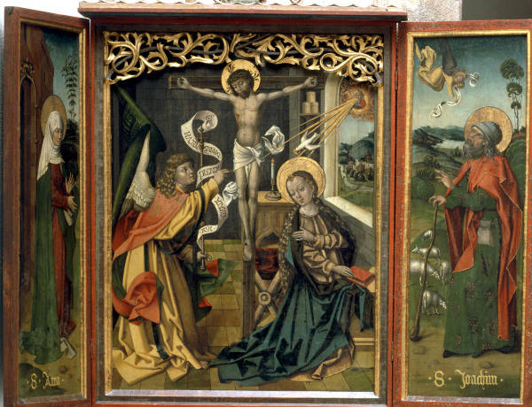 Barbian / Altar w.Annunciation.../ C15th de 