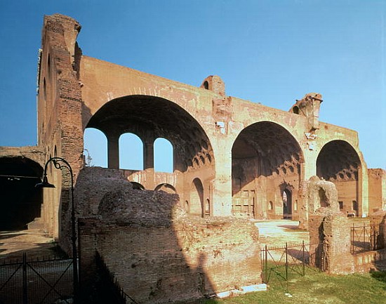 Basilica of Maxentius or Constantine, Late Roman Period, c.300 de 