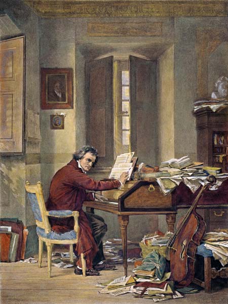 Beethoven Composing , Schloesser de 