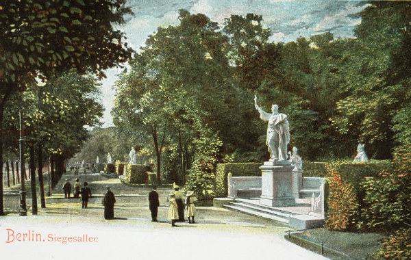 Berlin, Siegesallee / postcard c. 1905. de 