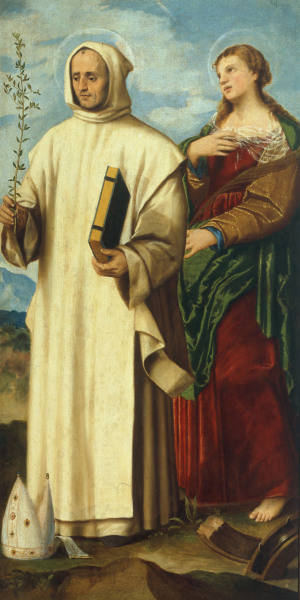 Bonifazio Veronese /St.Bruno & Catherine de 