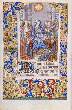 Book Of Hours, Use Of Paris, In Latin With Prayers In French de 