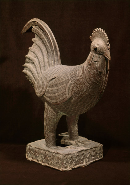 Bronze rooster / Benin / 16th century de 