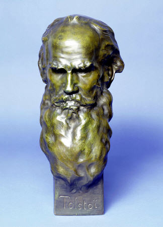 Bronze Head Of Leo Tolstoy de 