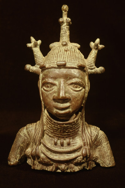 Bueste, Benin, Nigeria / Bronze de 