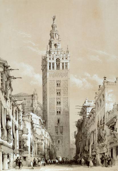 Seville , Cathedral, Bell tower Giralda de 