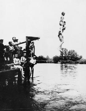 Beach at a Berlin lake / Haeckel