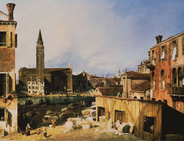 Canaletto, Church and Scuola della Carit de 