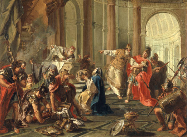 Crassus plunders Temple / G.B.Pittoni de 