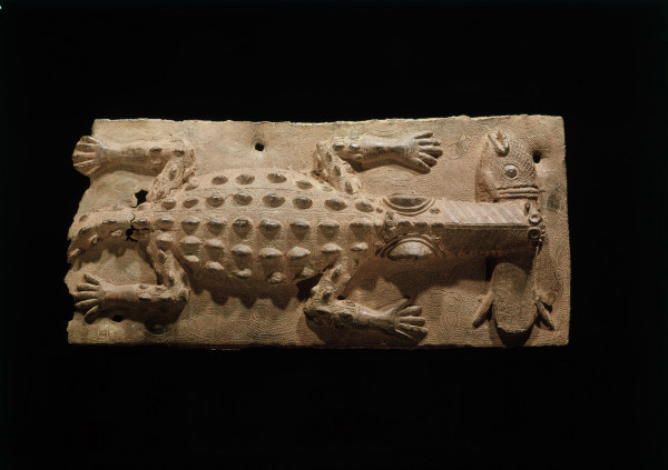 Crocodile / Benin / Bronze de 