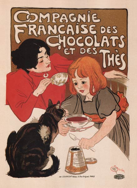 Compagnie Française des Chocolate et des Thés (Poster) de 