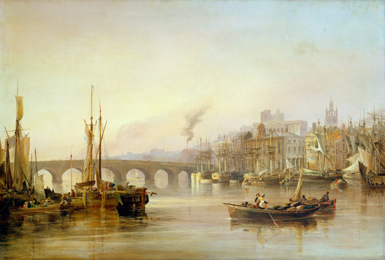A View Of Newcastle From The River Tyne de 