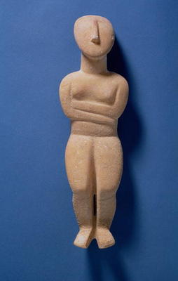 Cycladic Figurine, Naxos, c.3000-2000 BC (marble) de 