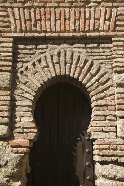 Detail of an arch in the Alcazaba, Malaga, Costa del Sol (photo)  de 