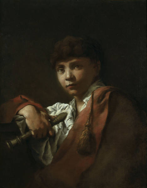 D.Fedeli / Boy with Flute / Paint./ 1750 de 