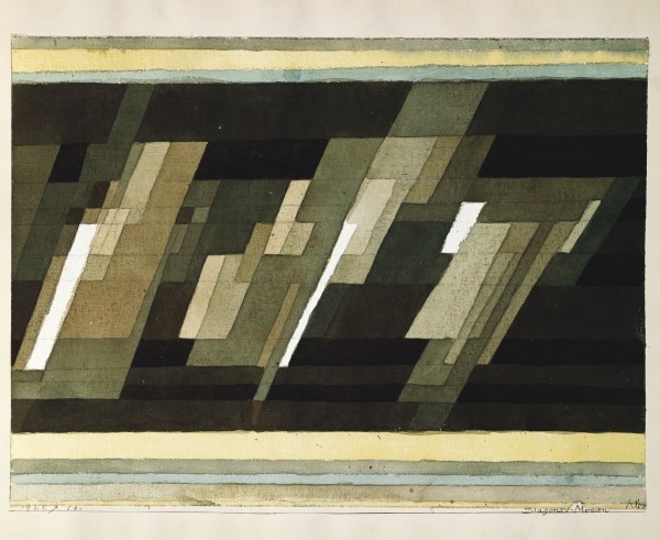 Diagonal-Medien, 1922 (w/c over pencil on paper)  de 