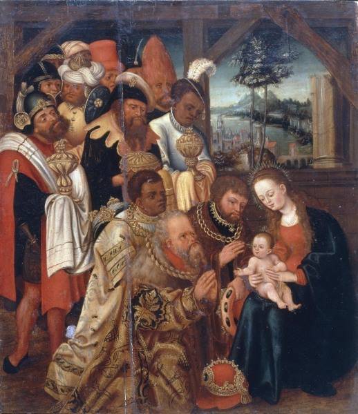 Adoration of the Kings / Paint./ C15th de 