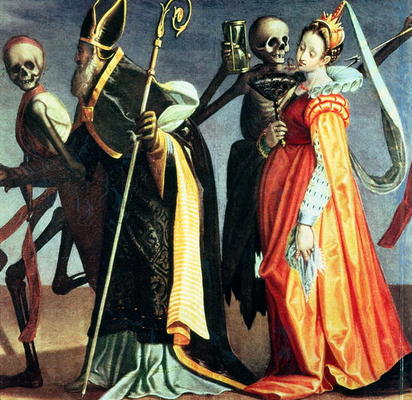 Dance of Death (colour lithograph) de 