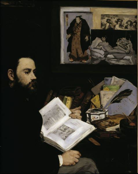 Emile Zola / Painting by E.Manet de 