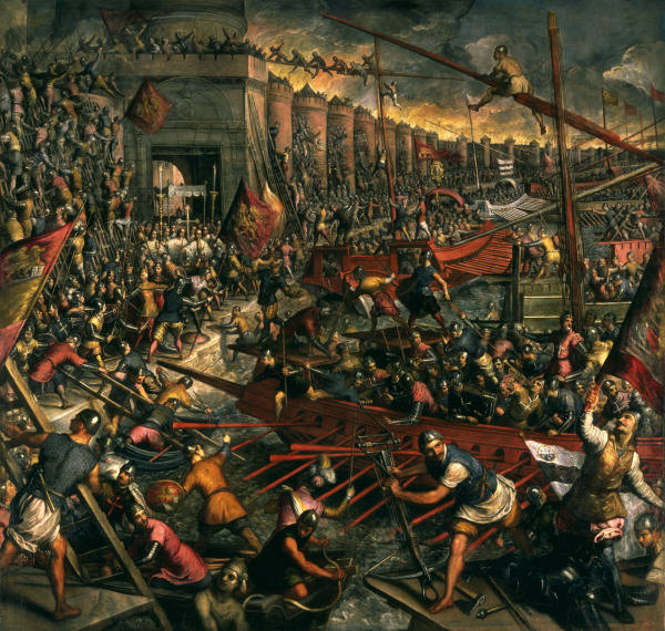 Conquest of Constantinople / Tintoretto de 