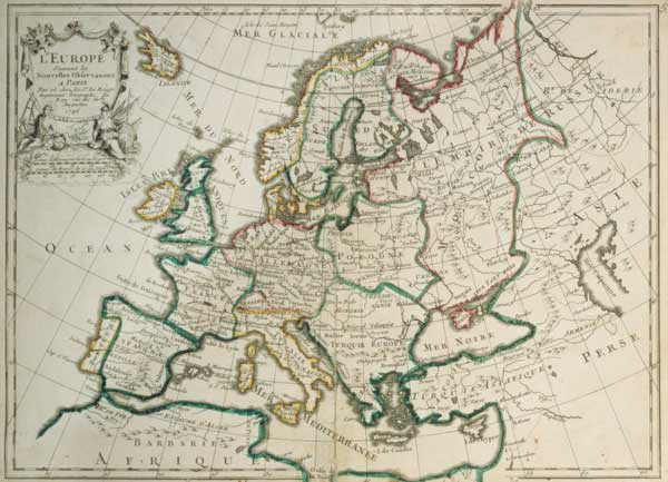 Map of Europe , Le Rouge 1746. de 