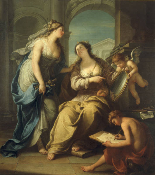 F.Maggiotto / Allegory of Painting /1768 de 
