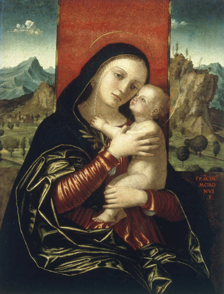 F.Morone / Mary with Child / c.1503 de 