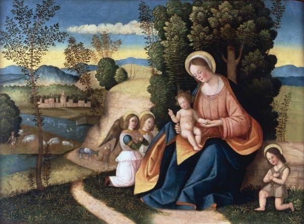 Francesco da Santacroce / Mary & Child de 