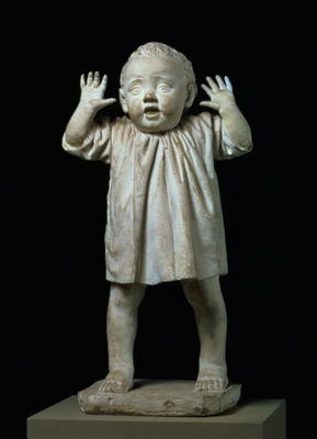 First Steps, statue of a child walking by Adriano Cecioni (1838-66) (plaster) de 