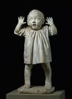 First Steps, statue of a child walking by Adriano Cecioni (1838-66) (plaster)