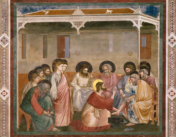 Washing of the Feet / Giotto / 1303/05 de 